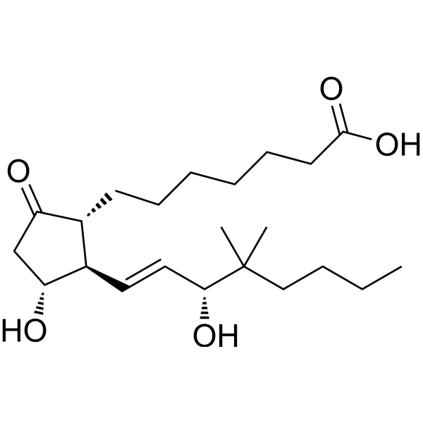 16,16-Dimethylprostaglandin E1 Chemical Structure