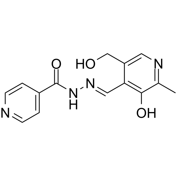 Pyridoxal isonicotinoyl hydrazone Chemical Structure