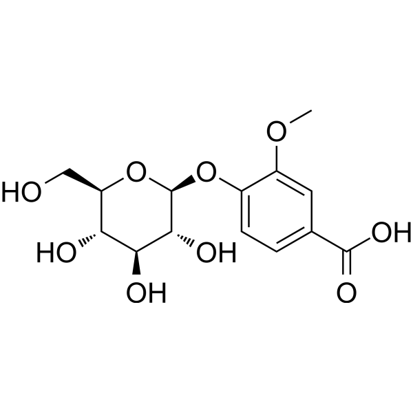 Vanillic acid glucoside Chemical Structure