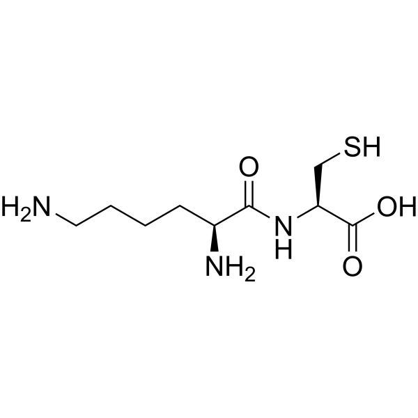 Lysylcysteine Chemical Structure