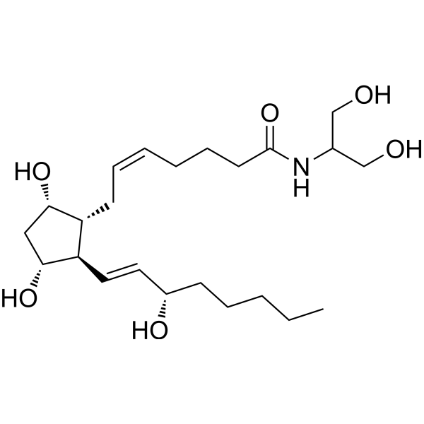 Prostaglandin F2α serinol amide Chemical Structure