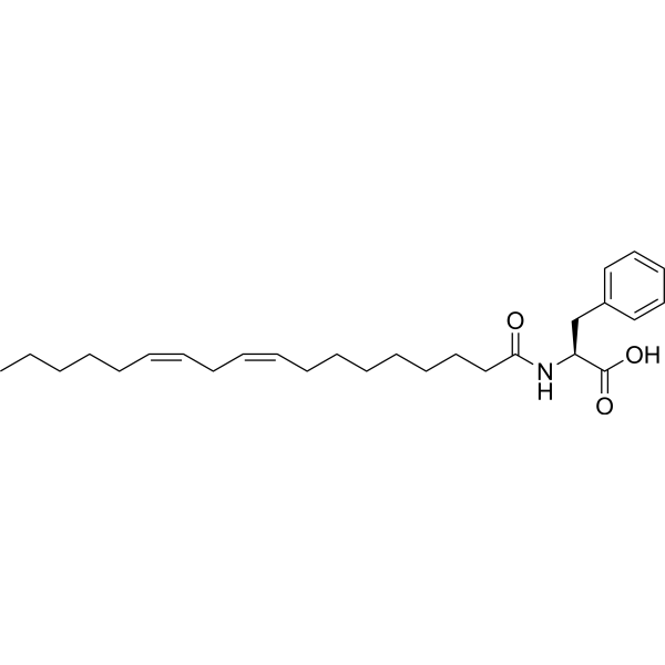 Linoleoyl phenylalanine Chemical Structure