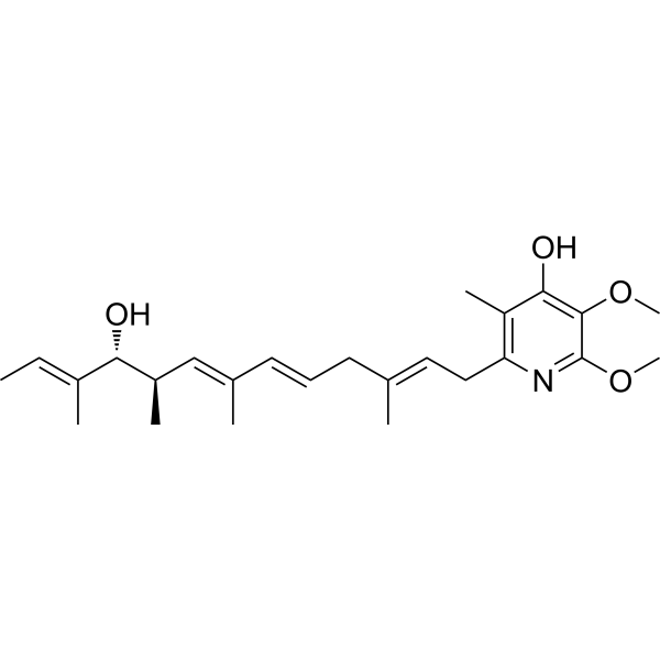Piericidin A Chemical Structure