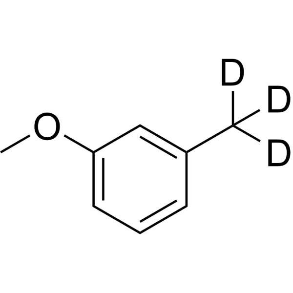 3-Methylanisole-d<sub>3</sub> Chemical Structure