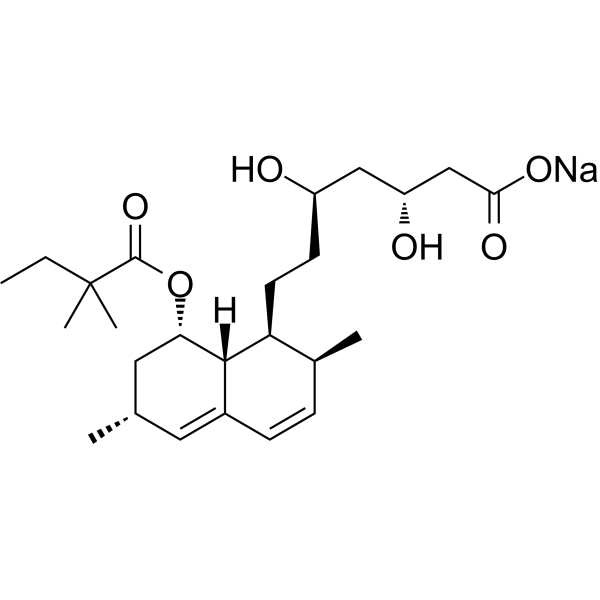 Simvastatin hydroxy acid sodium Chemical Structure