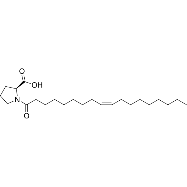 Oleoyl proline Chemical Structure