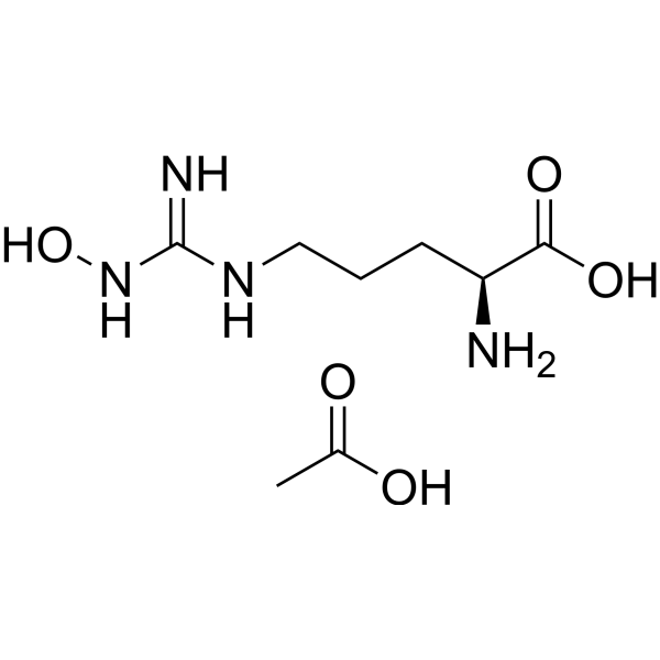 L-Hydroxy arginine acetate Chemical Structure