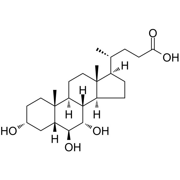 α-Muricholic acid Chemical Structure