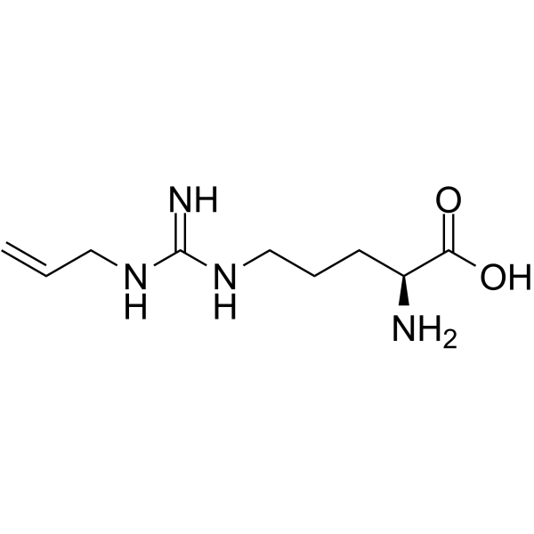 Nω-allyl-L-arginine Chemical Structure