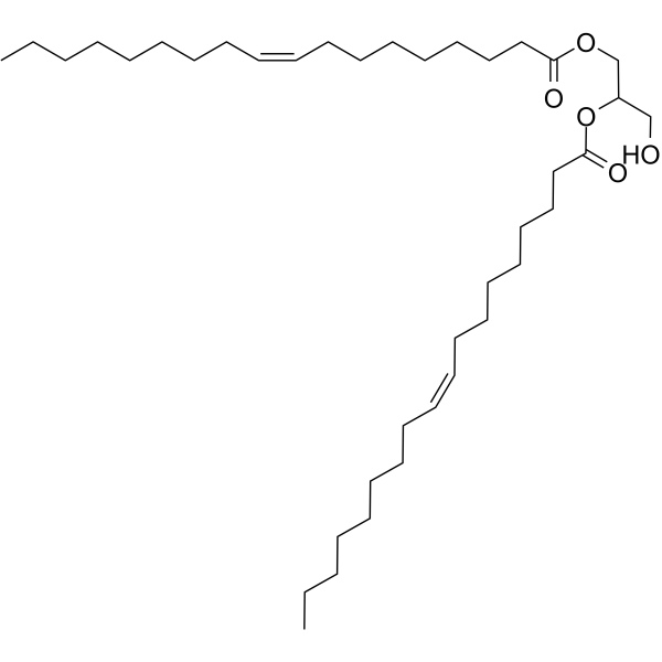 (±)-1,2-Diolein Chemical Structure