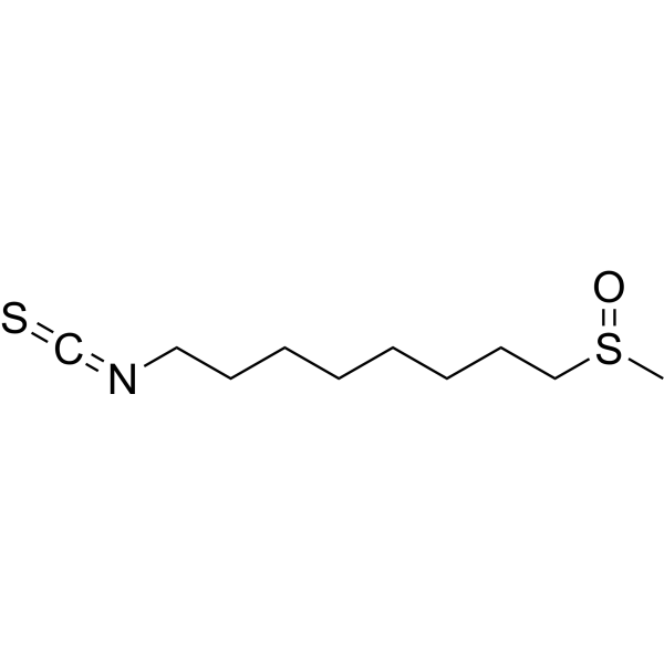 8-Methylsulfinyloctyl isothiocyanate Chemical Structure