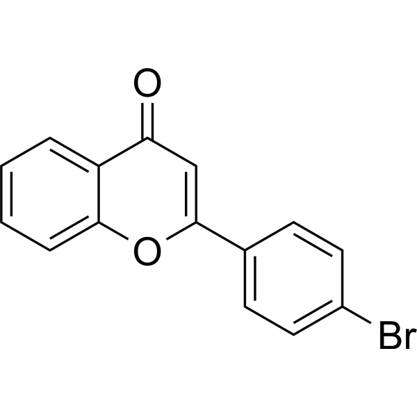 4′-Bromoflavone Chemical Structure