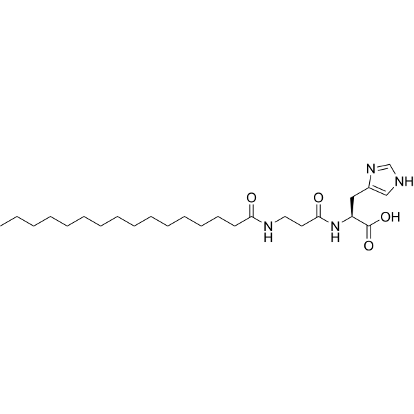 Palmitoyl carnosine Chemical Structure