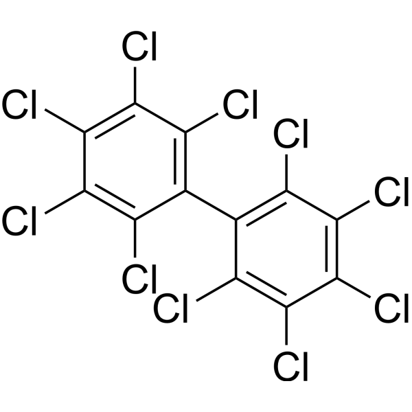 Decachlorobiphenyl Chemical Structure