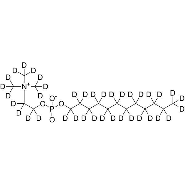 Dodecylphosphocholine-d<sub>38</sub> Chemical Structure