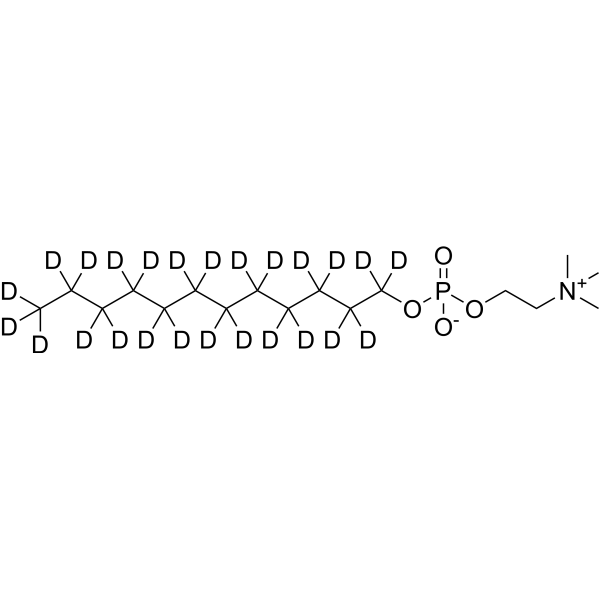 Dodecylphosphocholine-d<sub>25</sub> Chemical Structure