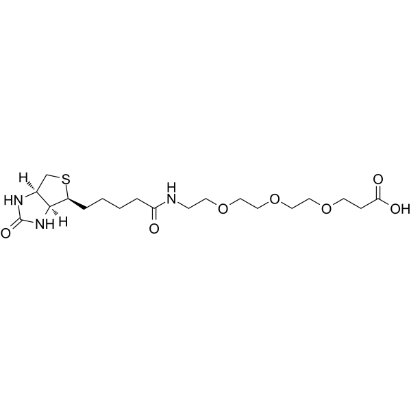 Biotin-PEG3-acid Chemical Structure