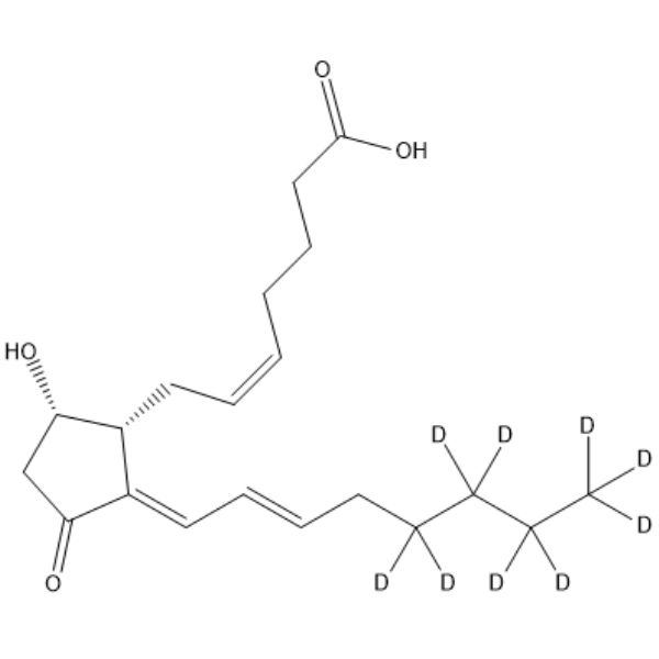 15-deoxy-Δ12,14-Prostaglandin D2-d9 Chemical Structure