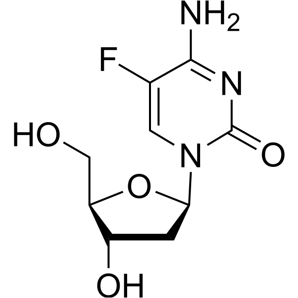 5-Fluoro-2'-deoxycytidine Chemical Structure
