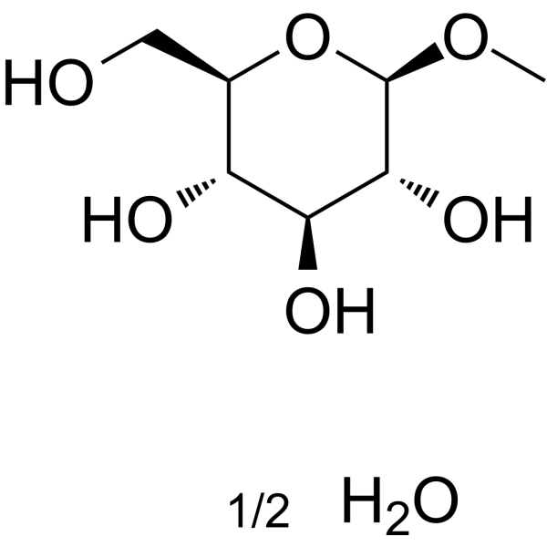 Methyl β-<em>D</em>-glucopyranoside hemihydrate