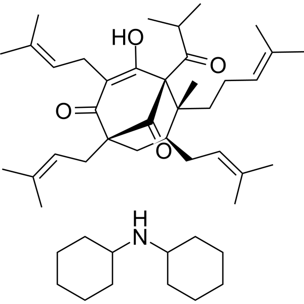 Hyperforin dicyclohexylammonium salt Chemical Structure