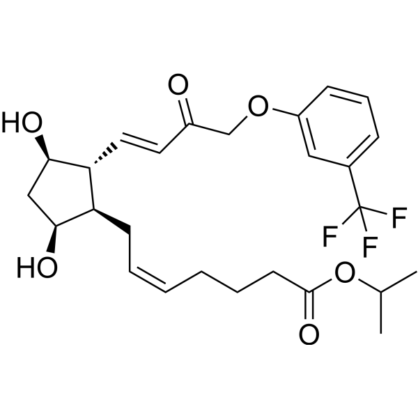 15-Keto Travoprost Chemical Structure