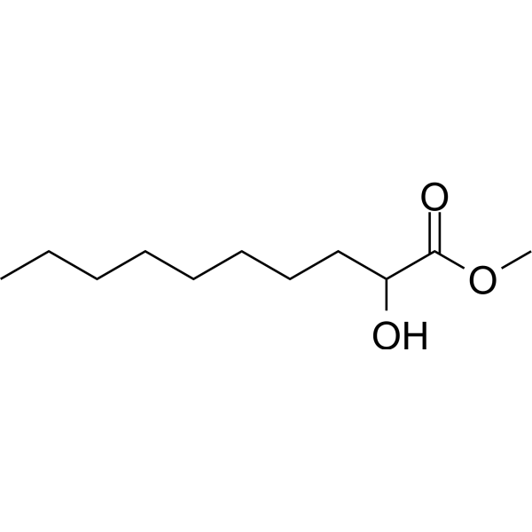 Methyl 2-hydroxydecanoate Chemical Structure