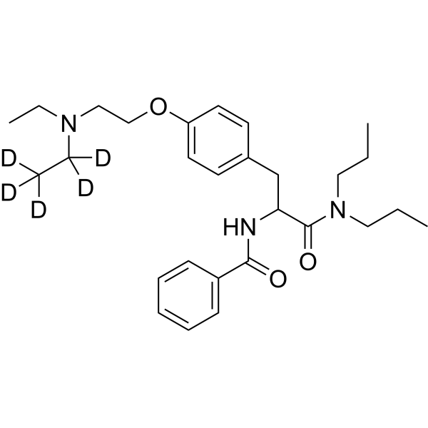 Tiropramide-d<sub>5</sub> Chemical Structure