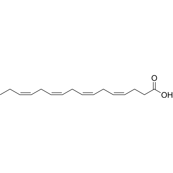 Hexadecatetraenoic acid Chemical Structure