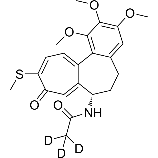 Thiocolchicine-d<sub>3</sub> Chemical Structure