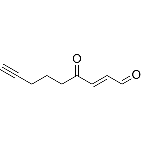 4-Oxo-2-Nonenal Alkyne Chemical Structure