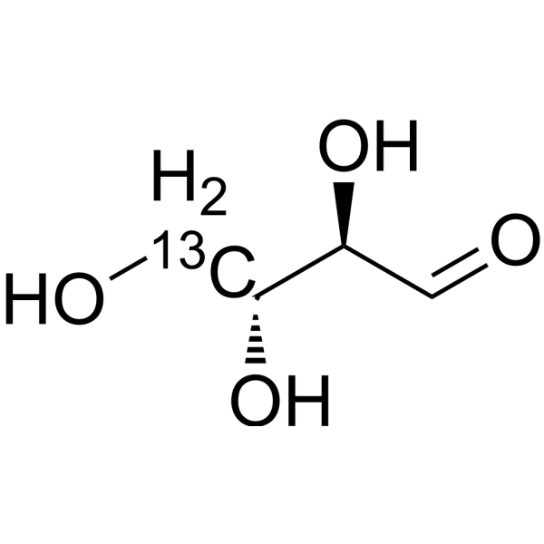 D-Erythrose-4-13C Chemical Structure