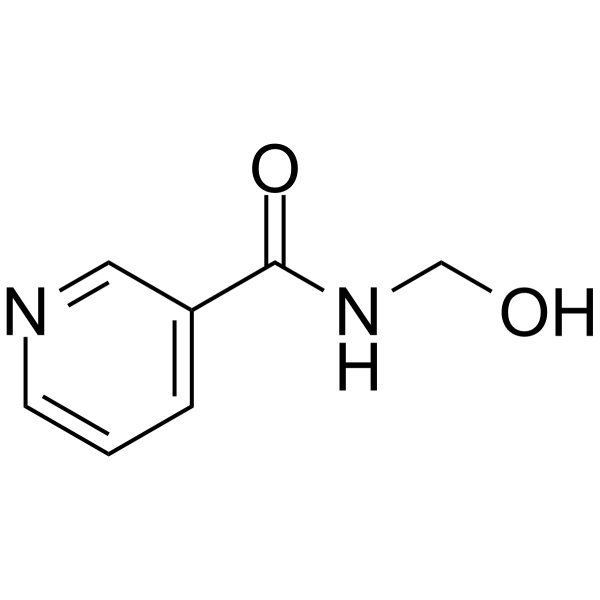 N-(Hydroxymethyl)nicotinamide Chemical Structure
