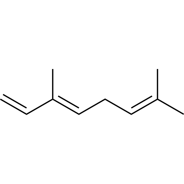 β-Ocimene Chemical Structure