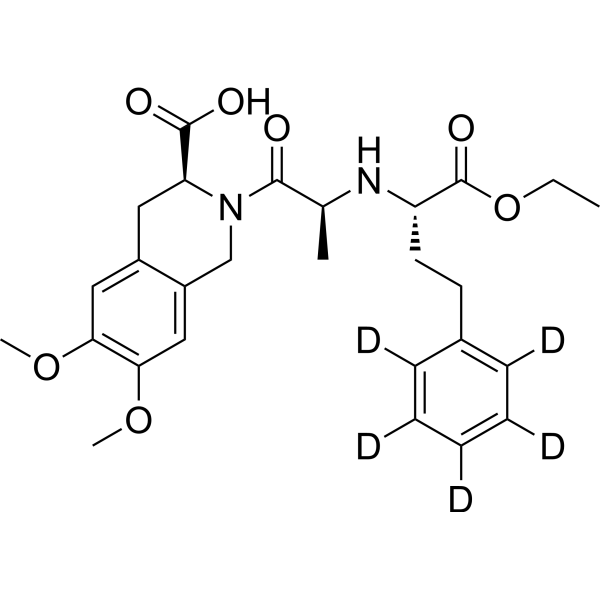 Moexipril-d<sub>5</sub> Chemical Structure