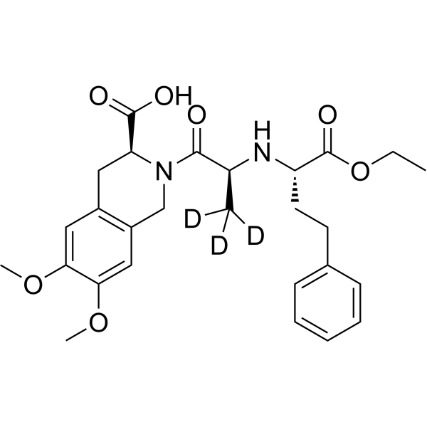 Moexipril-d<sub>3</sub> Chemical Structure