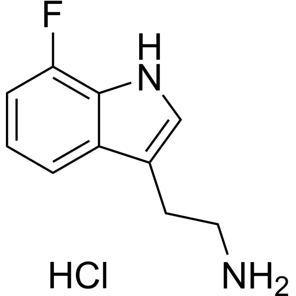 7-Fluorotryptamine hydrochloride Chemical Structure