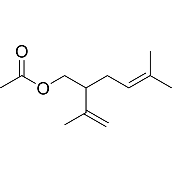 (±)-Lavandulyl acetate Chemical Structure