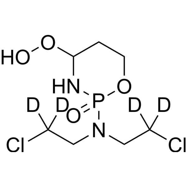 4-Hydroperoxy Cyclophosphamide-d<sub>4</sub> Chemical Structure