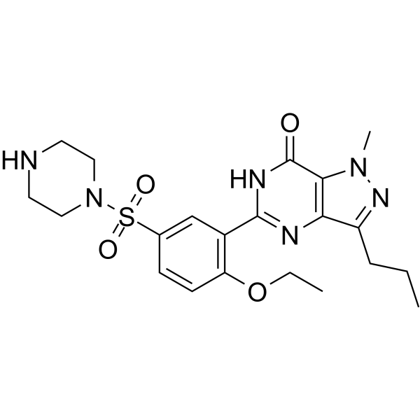 N-Desmethyl Sildenafil Chemical Structure