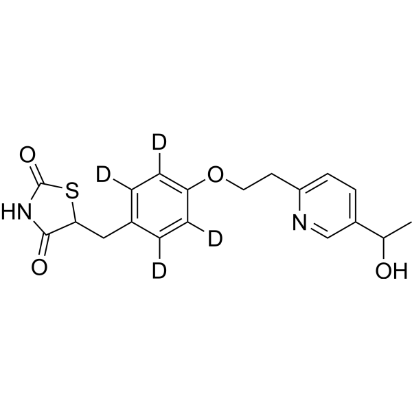 Leriglitazone-d<sub>4</sub> Chemical Structure