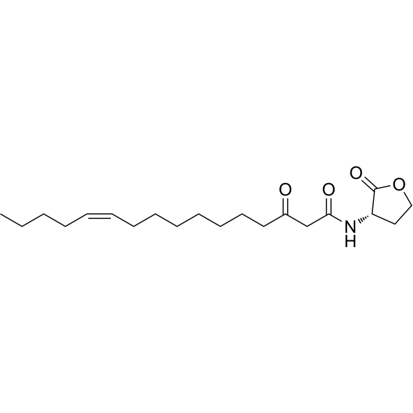 3-Oxo-C16:1 Chemical Structure