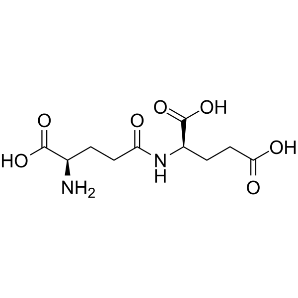 D-γ-Glutamyl-D-glutamic acid Chemical Structure