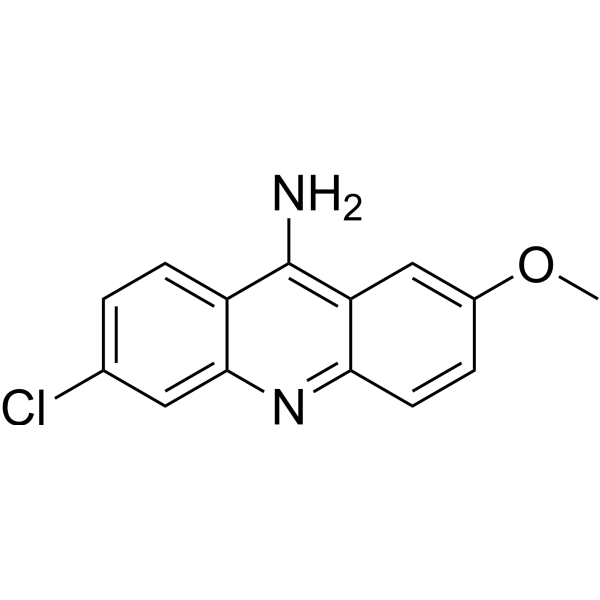 9-Amino-6-chloro-2-methoxyacridine Chemical Structure