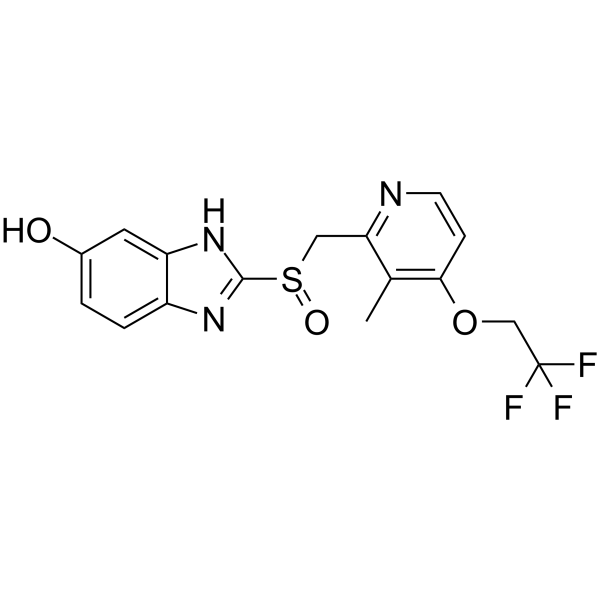 5-Hydroxylansoprazole Chemical Structure