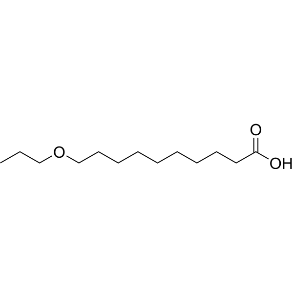 10-Propoxydecanoic acid Chemical Structure