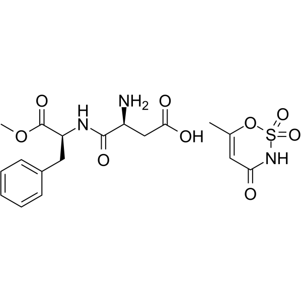 Aspartame acesulfame Chemical Structure