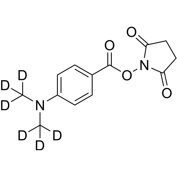 DMABA-d6 NHS ester Chemical Structure