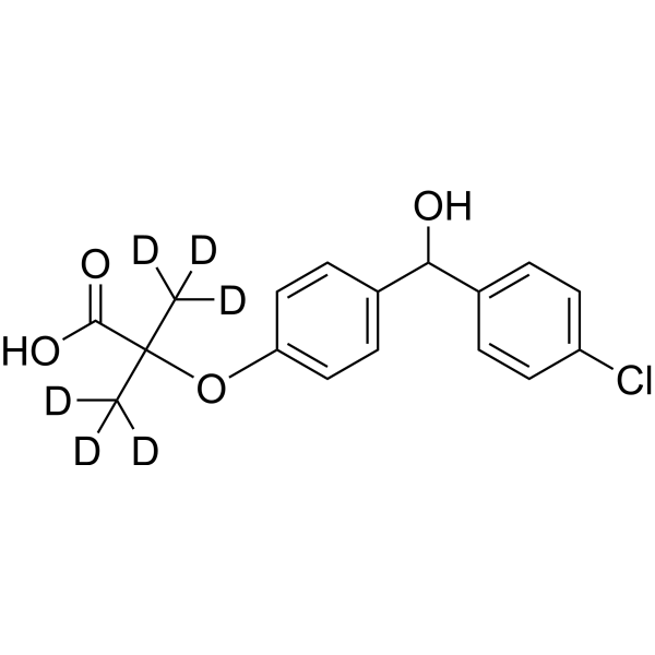 Fenirofibrate-d<sub>6</sub> Chemical Structure