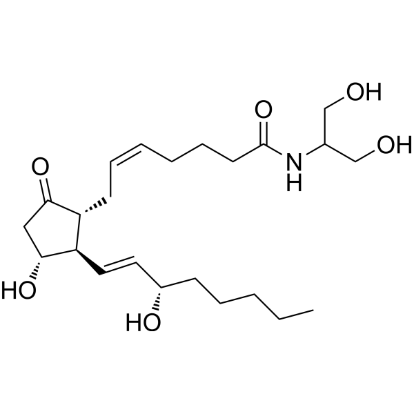Prostaglandin E2 serinol amide Chemical Structure